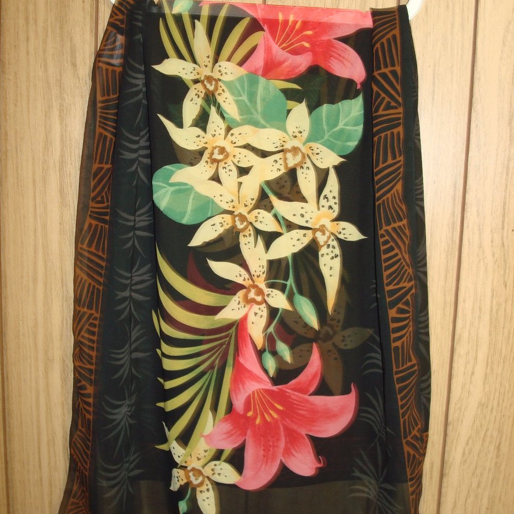 FLORAL SCARF BY YBL (YOUR BEST LOOK)